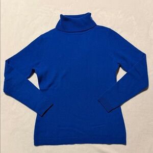 Charter Club Royal Blue cashmere Turtleneck Sweater